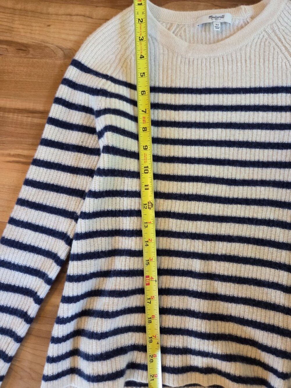 Madewell Wool Striped Sweater - Picture 5 of 5